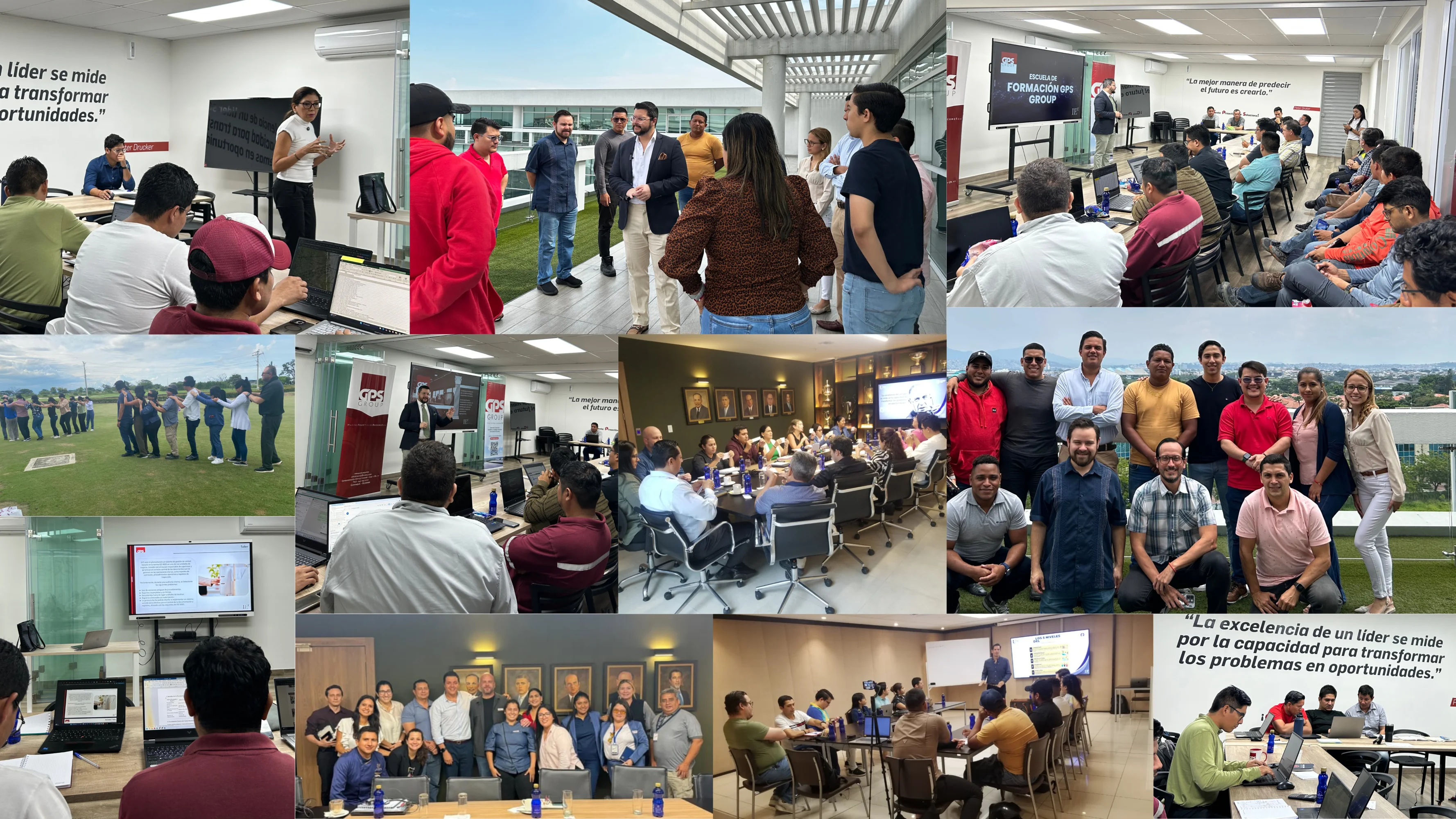 Equipo ejecutivo en sesión de trabajo